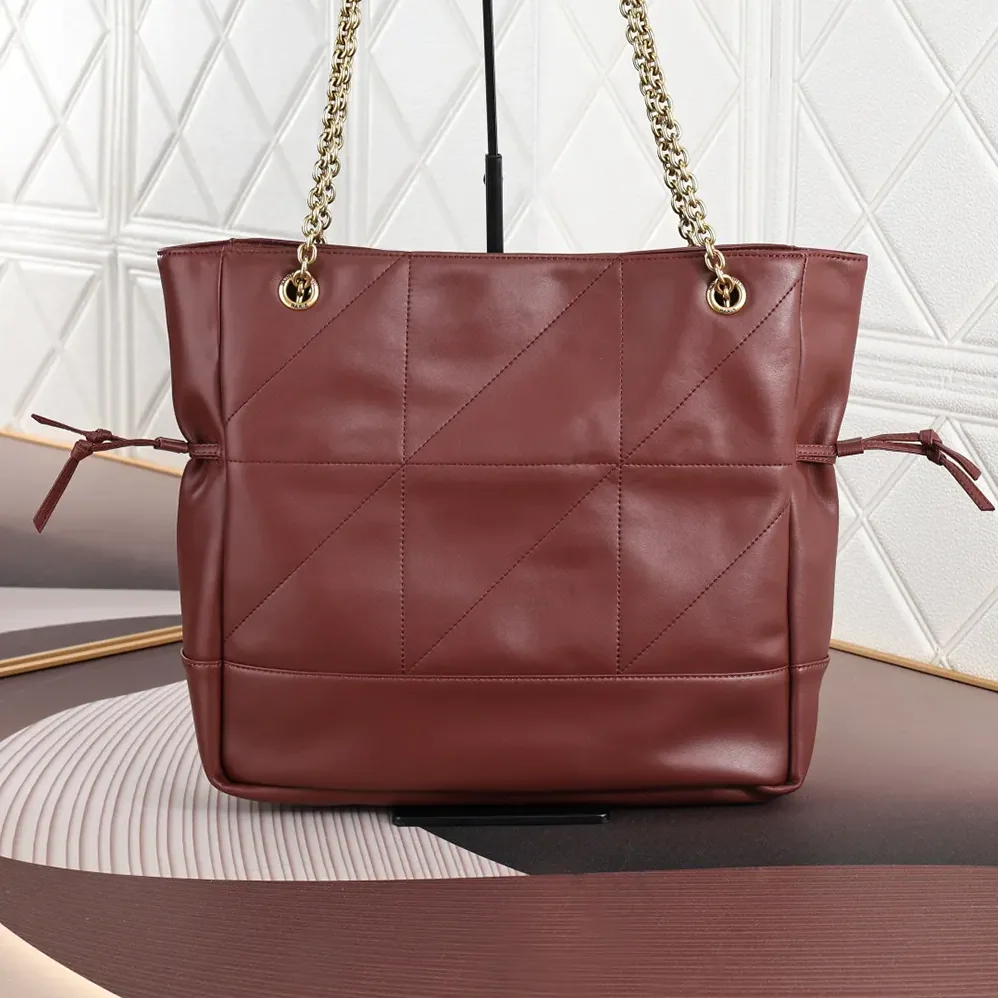 Saint Laurent YSL Jamie Shopping In Lambskin for Women in Red Saint Laurent YSL Jamie Shopping In Lambskin for Women in Red
