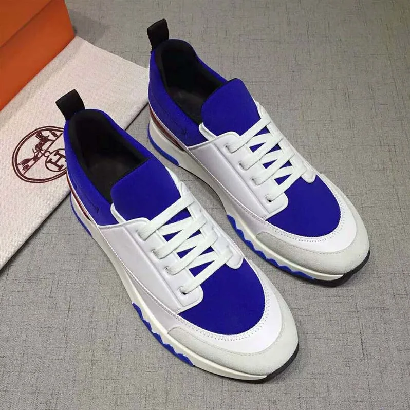 Hermes Shoes Stadium Sneaker for Men in White
