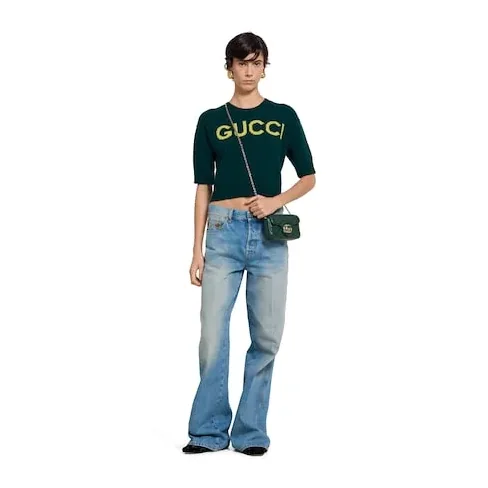 Gucci Marmont Mini Shoulder Bag in Green Gold Hardware Gucci Marmont Mini Shoulder Bag in Green Gold Hardware