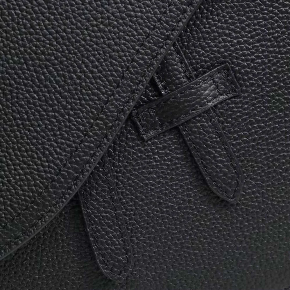 Dior Saddle Messenger Bag Black Grained Calfskin for Men