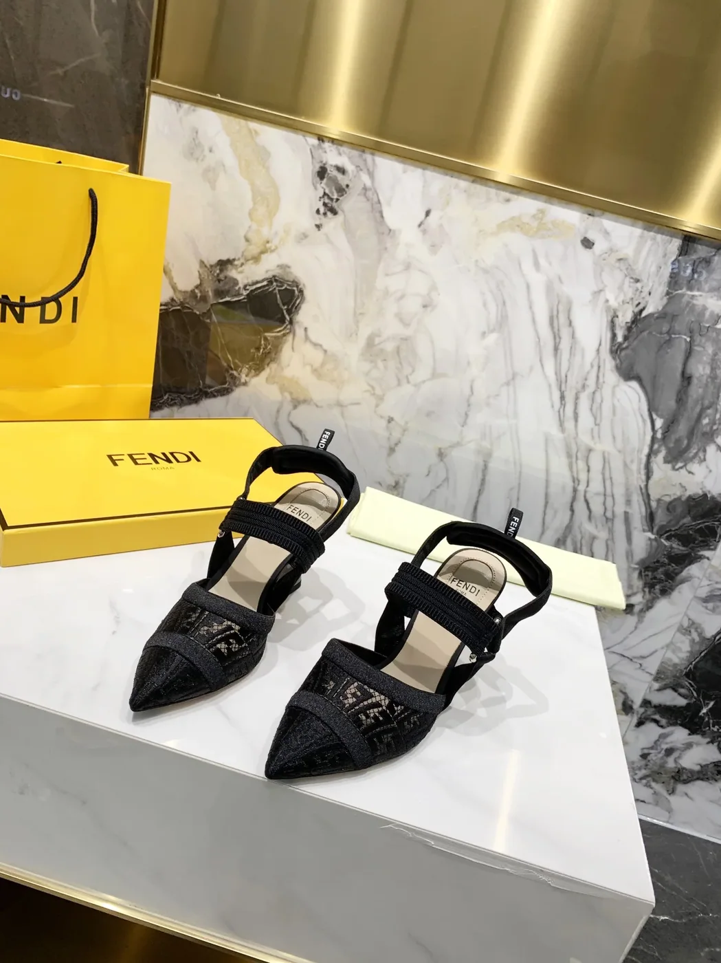 Fendi Colibri Micromesh Black FF Fendi Colibri Micromesh Black FF