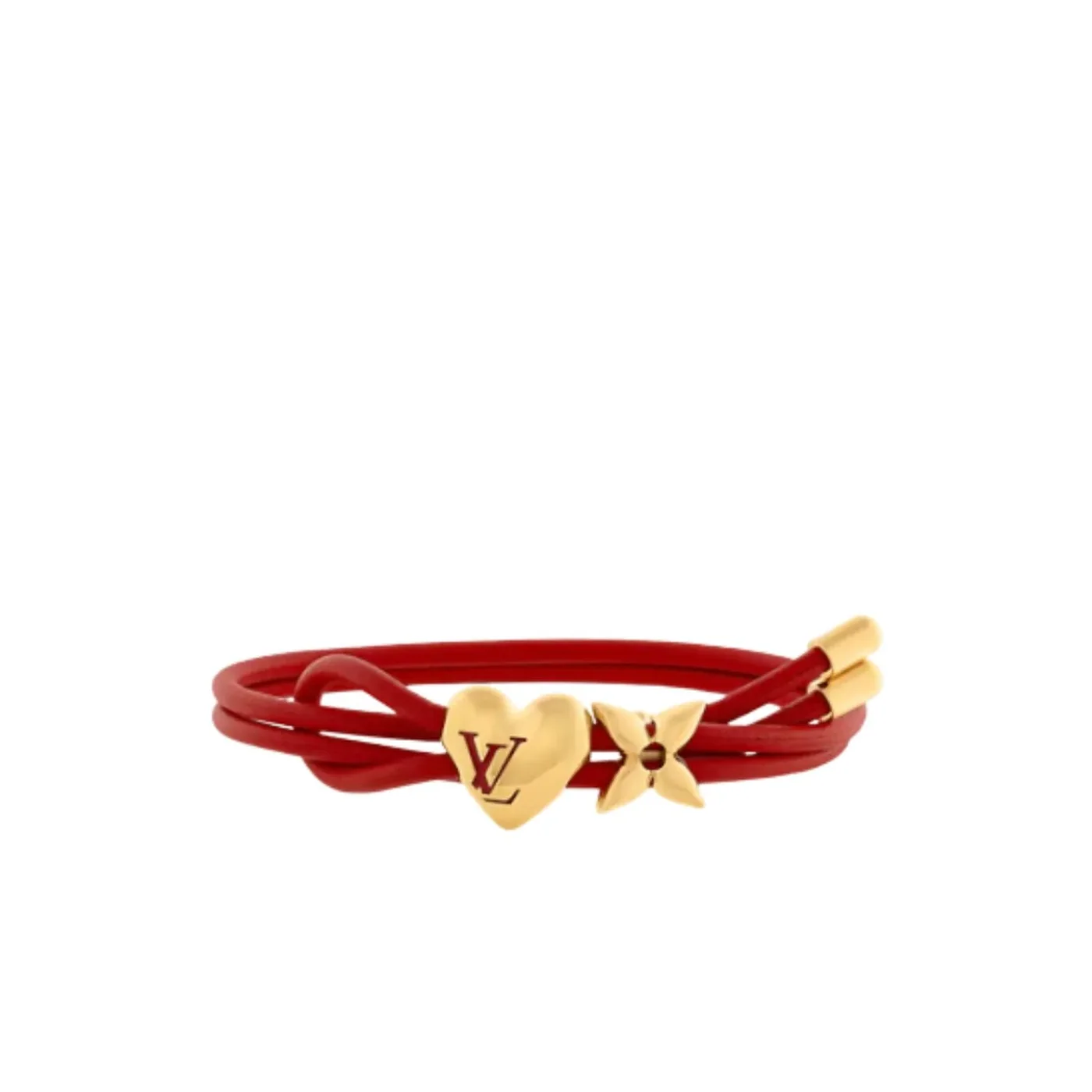 Louis Vuitton LV Bloom Heart Bracelet Red