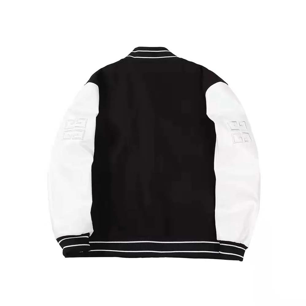 Givenchy Bomber in Wool and Leather for Women Givenchy Bomber in Wool and Leather for Women