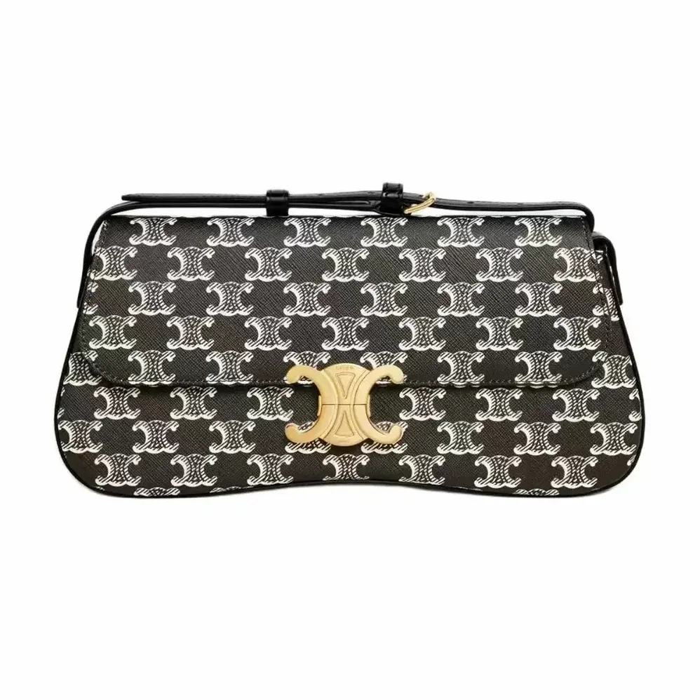 Celine Medium Celine Lola Bag in Triomphe Canvas Two-tone 115532FQO.38NO for Women