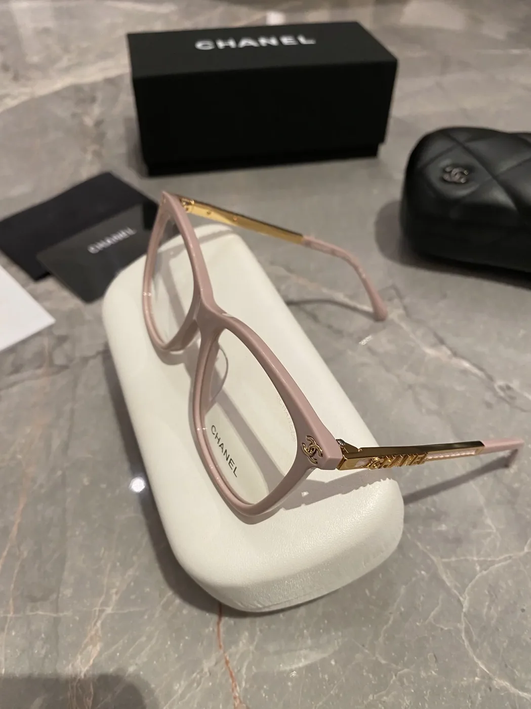 Chanel Square Sunglasses Pink Chanel Square Sunglasses Pink