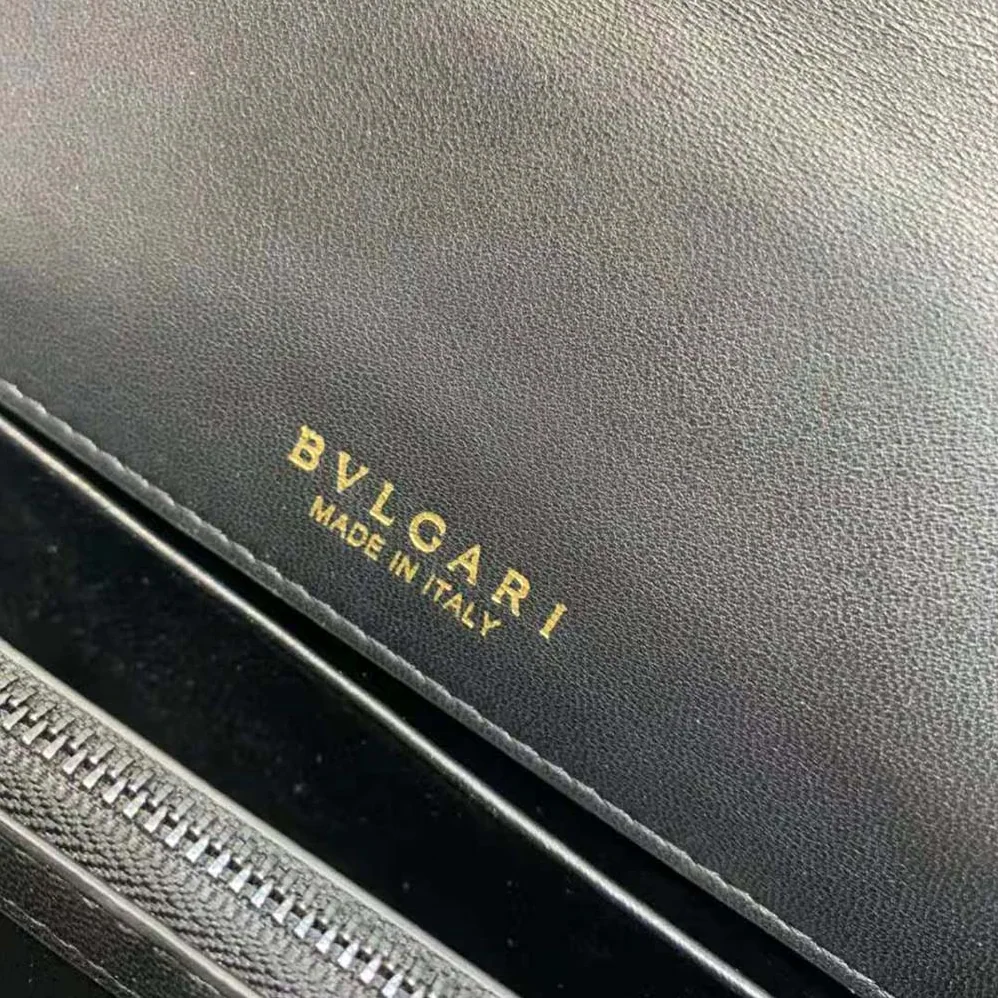 Bvlgari Serpenti Forever Crossbody Bag in Nappa Leather for Women in Black