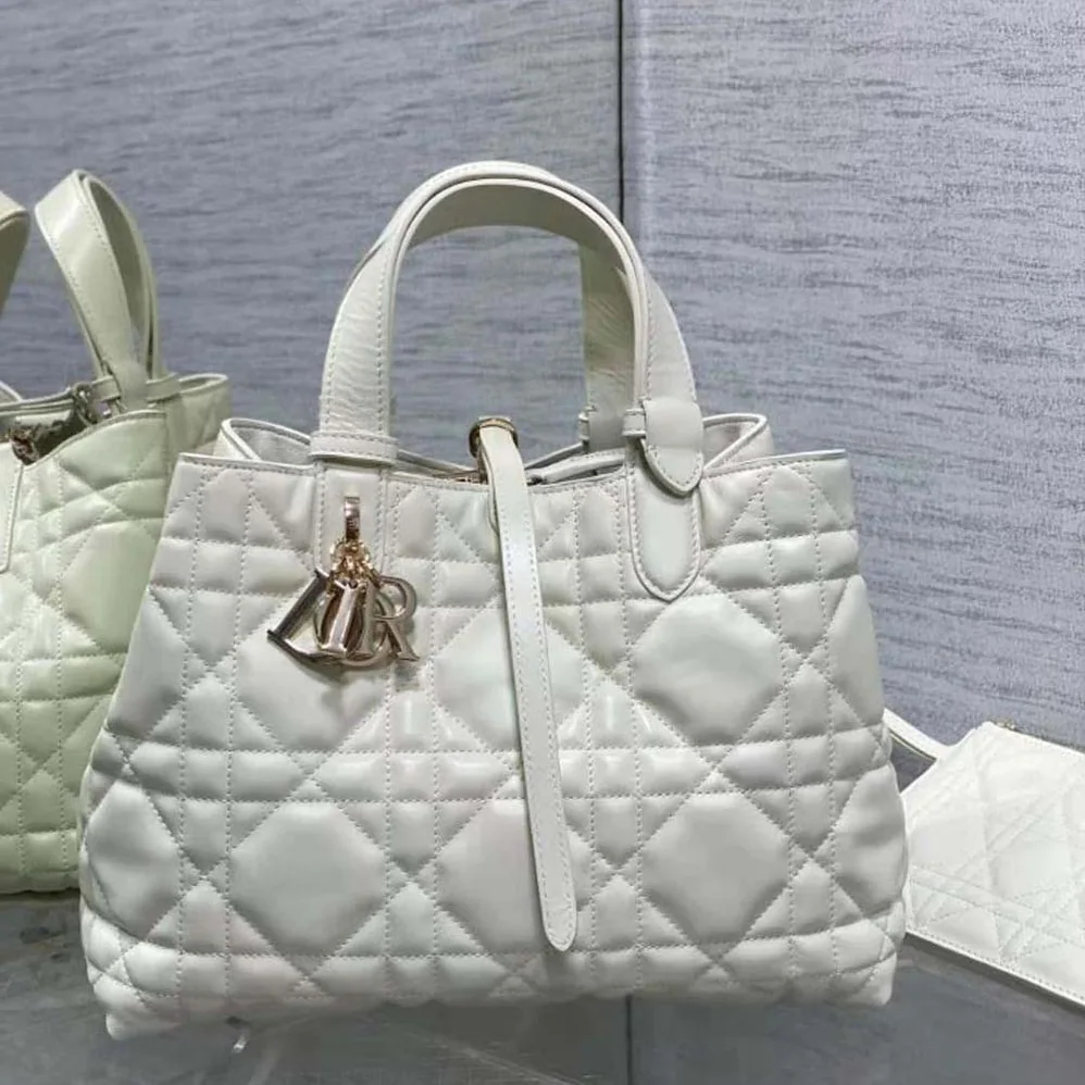 Dior Medium Dior Toujours Bag Latte Macrocannage Calfskin for Women Dior Medium Dior Toujours Bag Latte Macrocannage Calfskin for Women