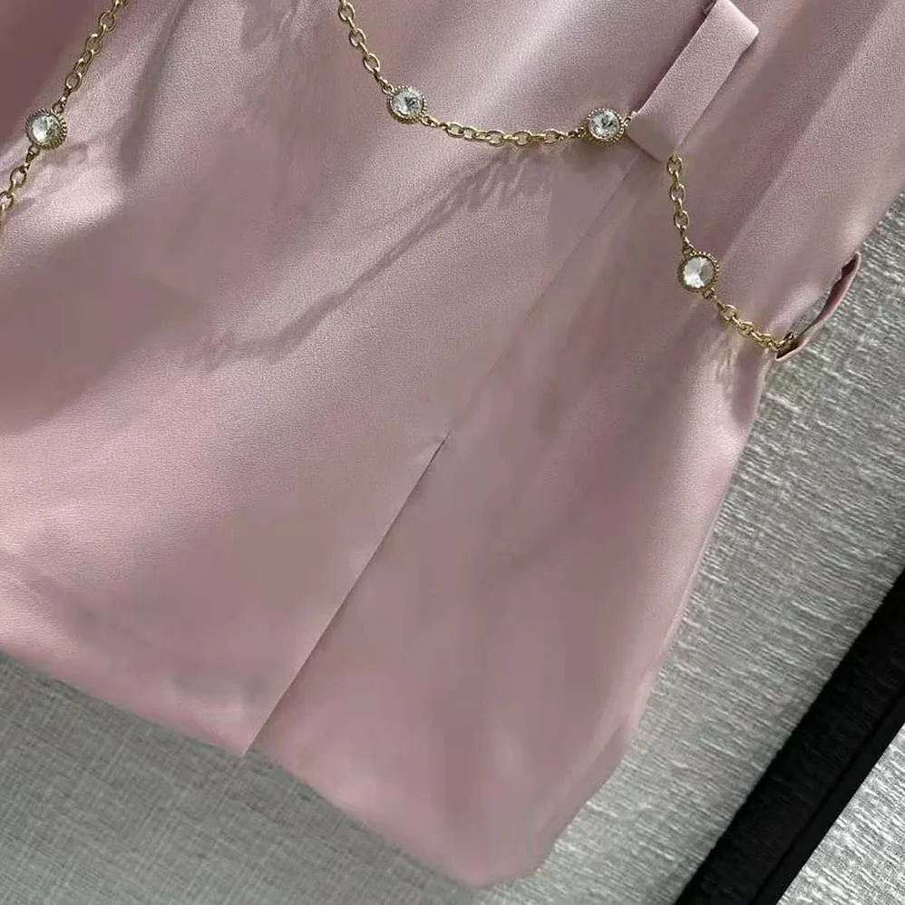 Miu Miu Satin Mini-dress with Jacquard Logo for Women in Pink Miu Miu Satin Mini-dress with Jacquard Logo for Women in Pink