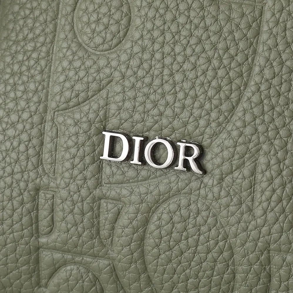 Dior Hit the Road Messenger Bag with Flap Khaki Dior Gravity Leather for Men