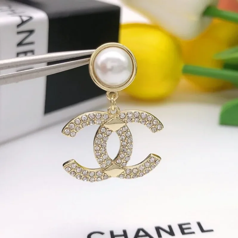 Chanel Earrings Gold Hardware Chanel Earrings Gold Hardware