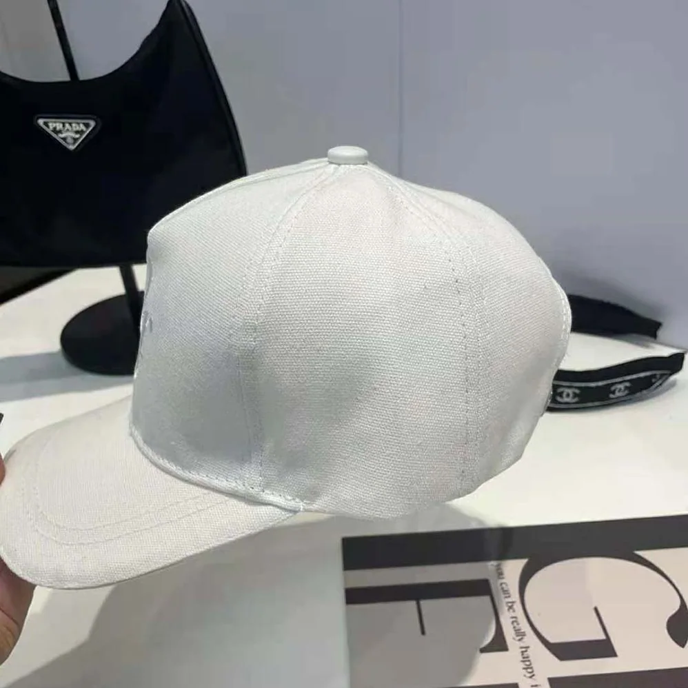 Dior by Erl Baseball Cap White Cotton Canvas for Unisex Dior by Erl Baseball Cap White Cotton Canvas for Unisex