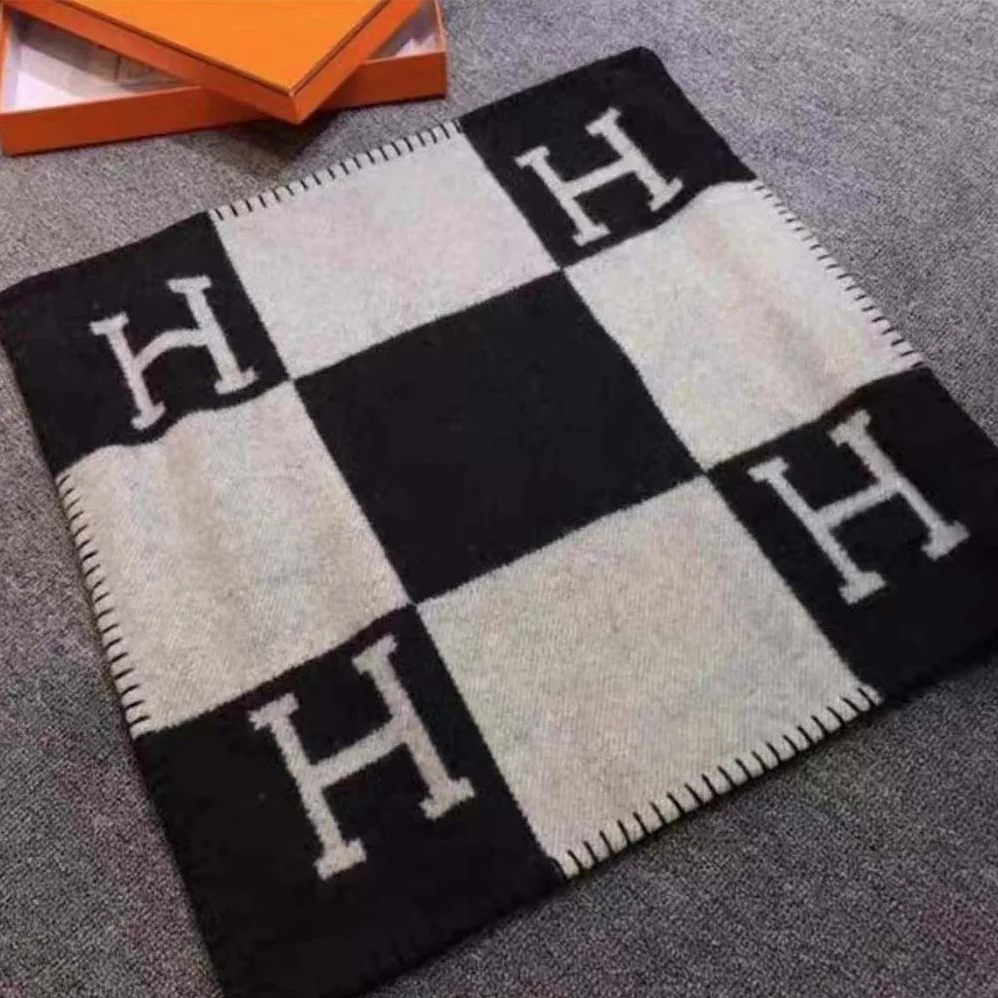 Hermes Avalon Pillow Large Model for Unisex in Black