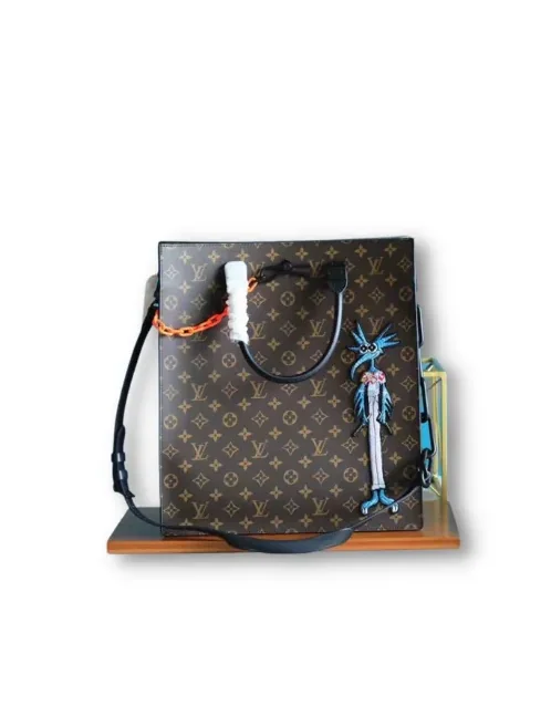 Sac Plat Messenger Monogram Brown /