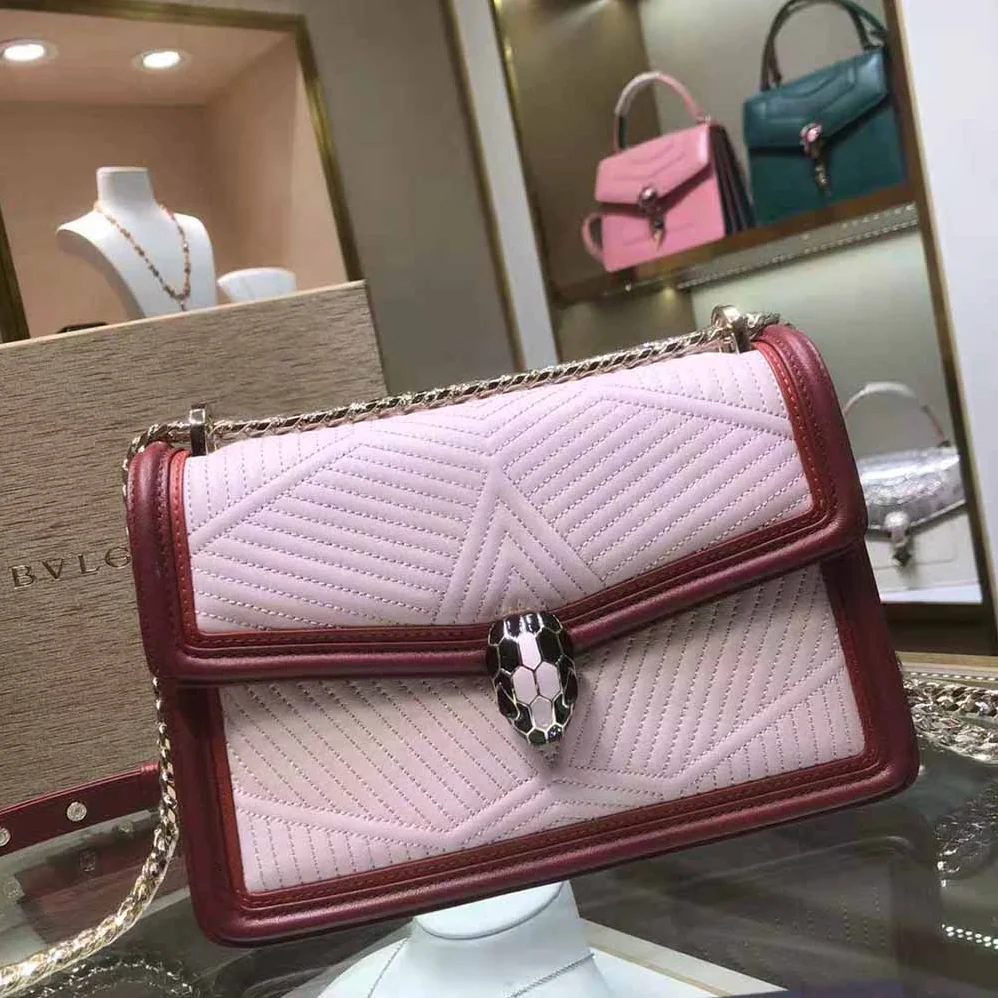 Bvlgari Serpenti Forever Shoulder Bag for Women in Pink Bvlgari Serpenti Forever Shoulder Bag for Women in Pink