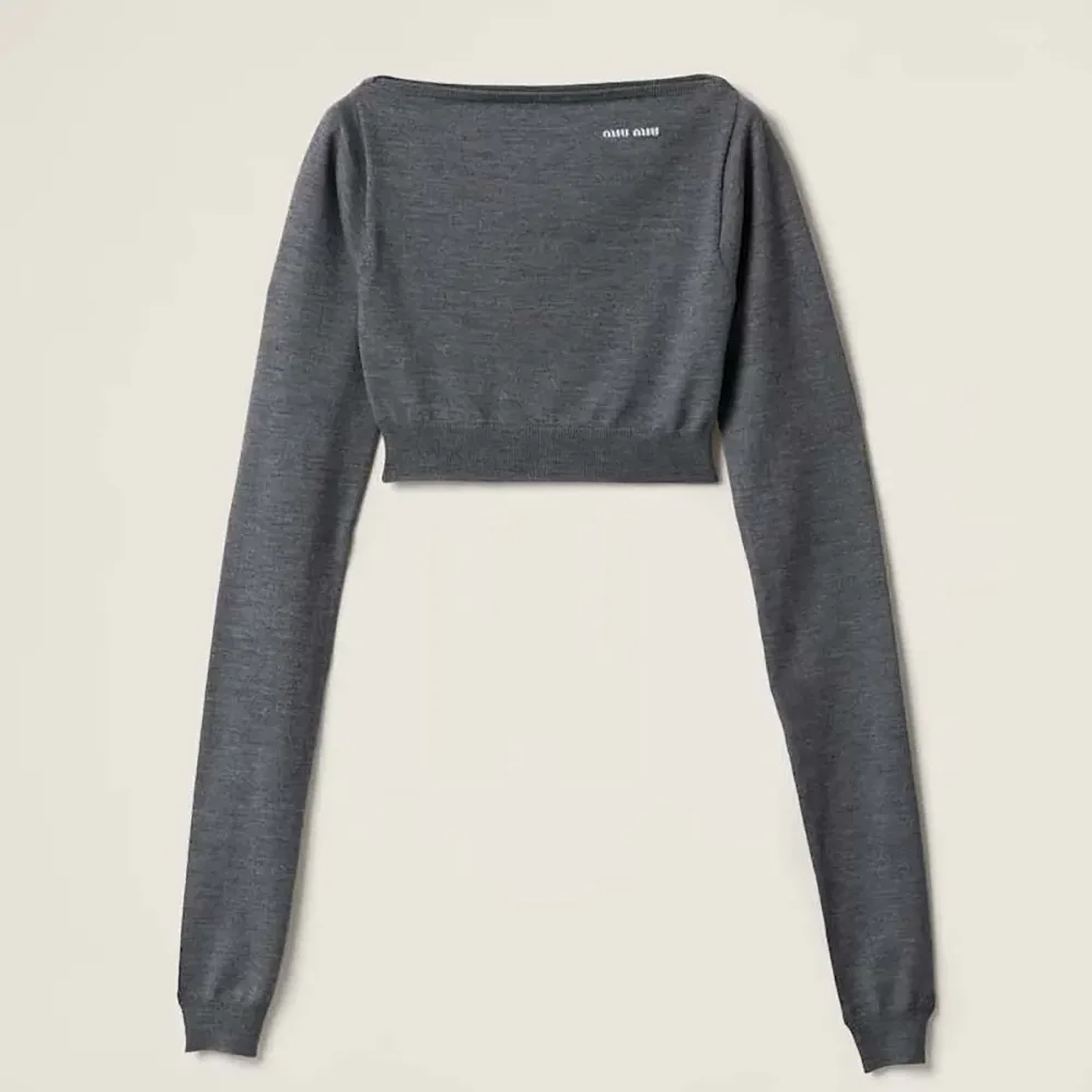 Miu Miu Wool Boat for Women in neck Sweater Miu Miu Wool Boat for Women in neck Sweater
