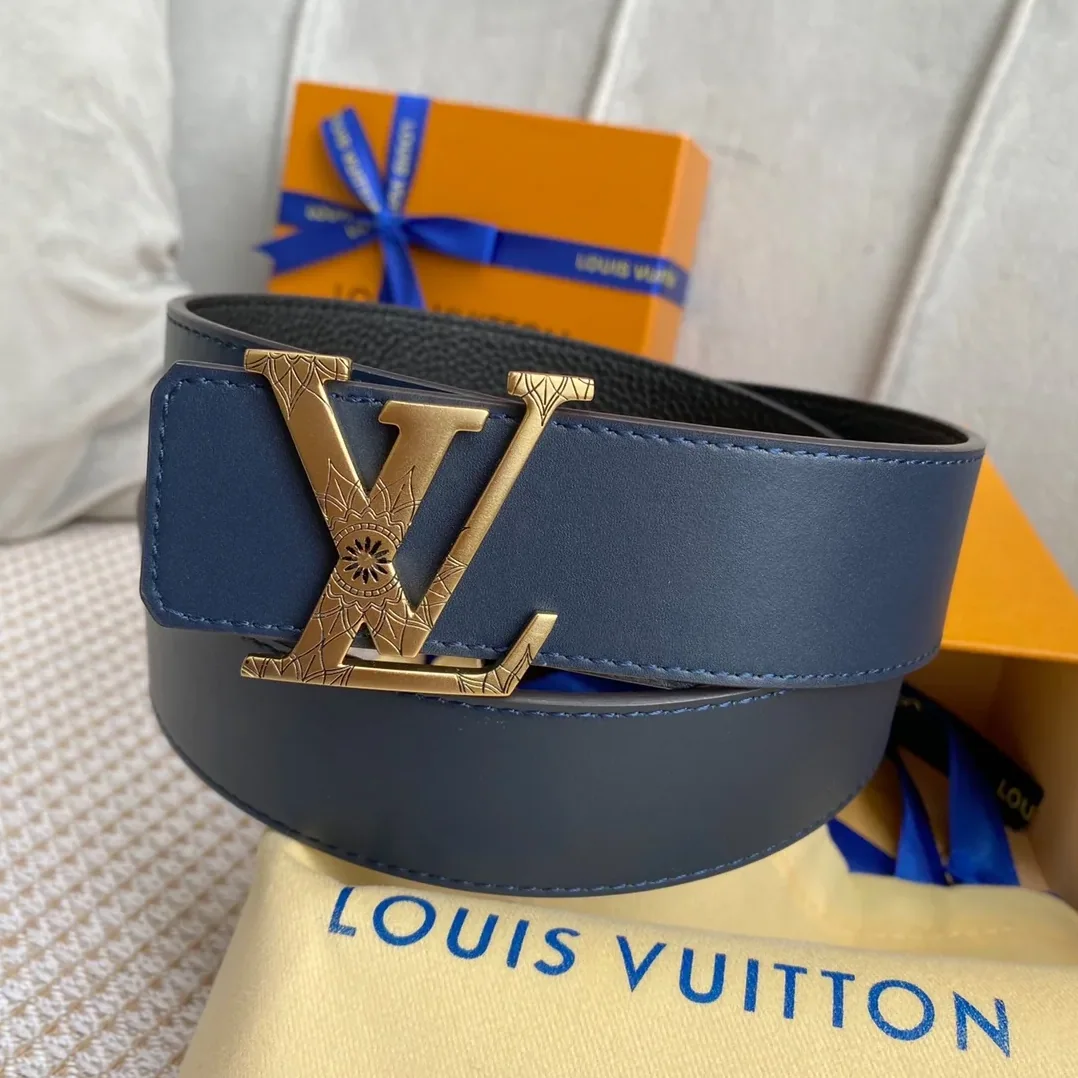 Louis Vuitton Iconic Reversible LV Belt Grey LV for Women Louis Vuitton Iconic Reversible LV Belt Grey LV for Women
