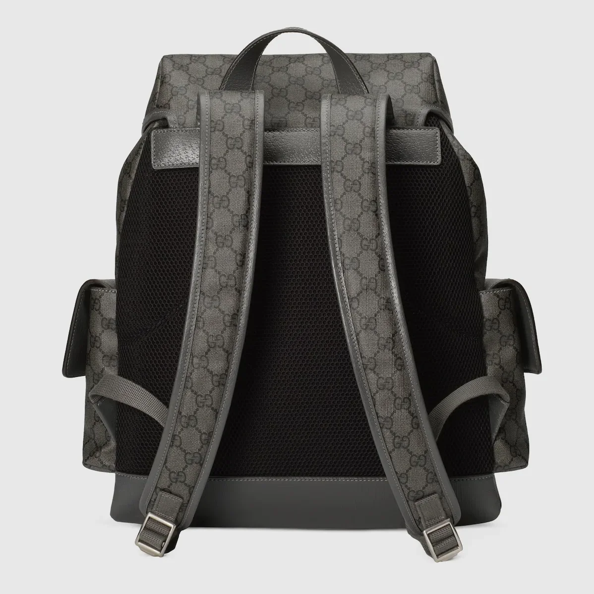 Gucci Ophidia Medium Backpack in Grey Palladium Hardware