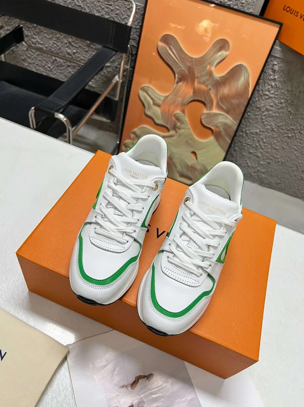 Louis Vuitton Neo Run Away Sneaker White Louis Vuitton Neo Run Away Sneaker White
