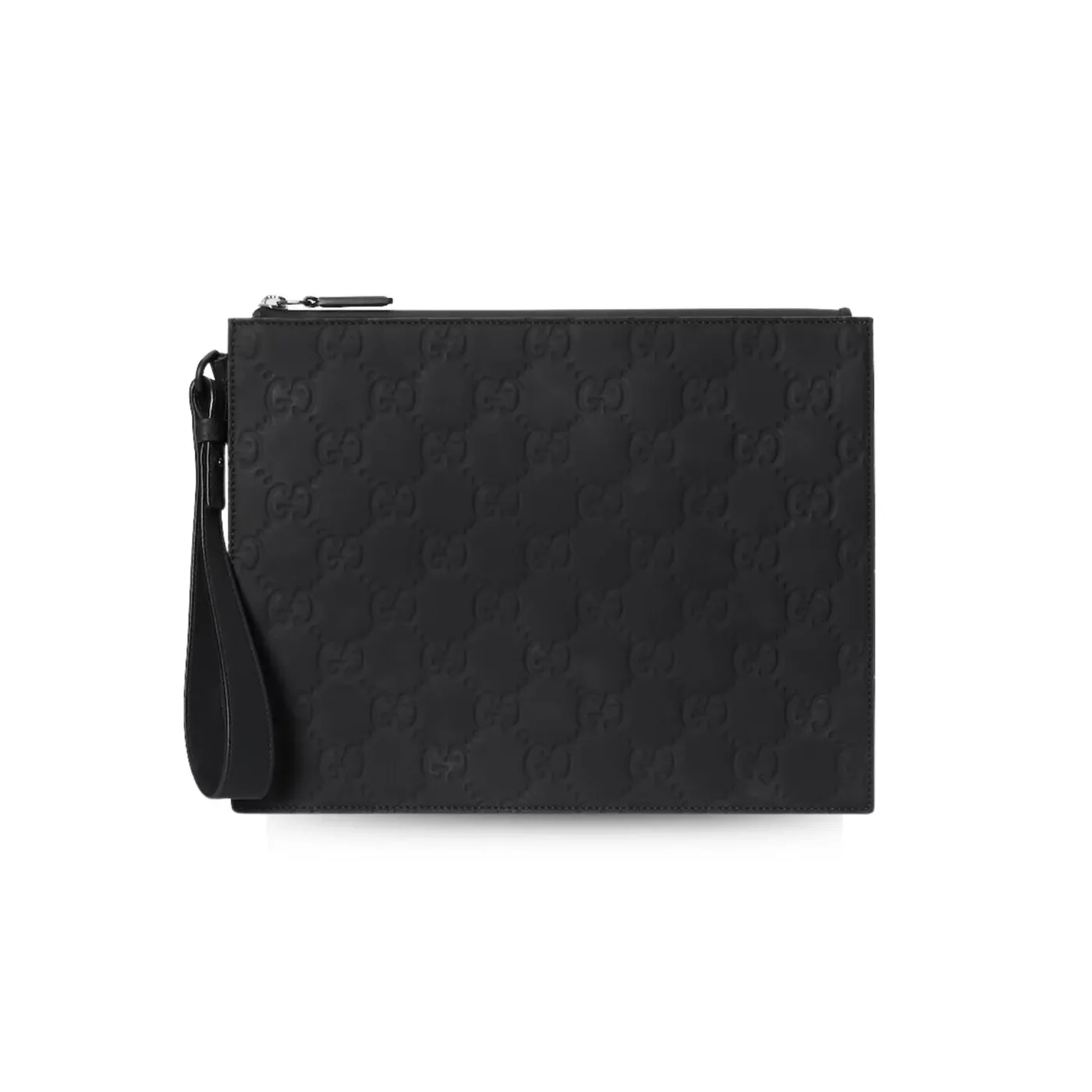 Gucci Rubber in Effect Pouch Black / Gucci Rubber in Effect Pouch Black /