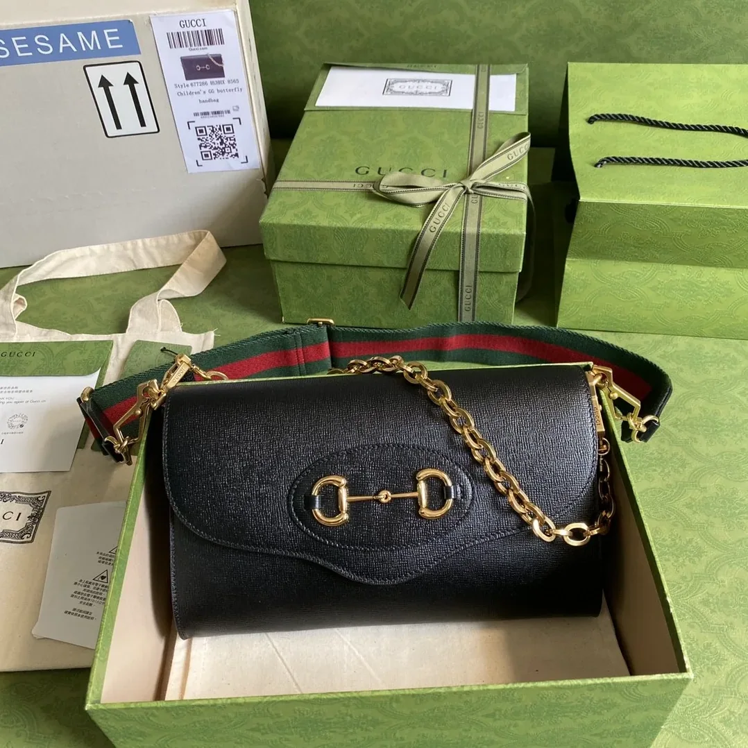 Gucci Horsebit 1955 Small Bag Black /