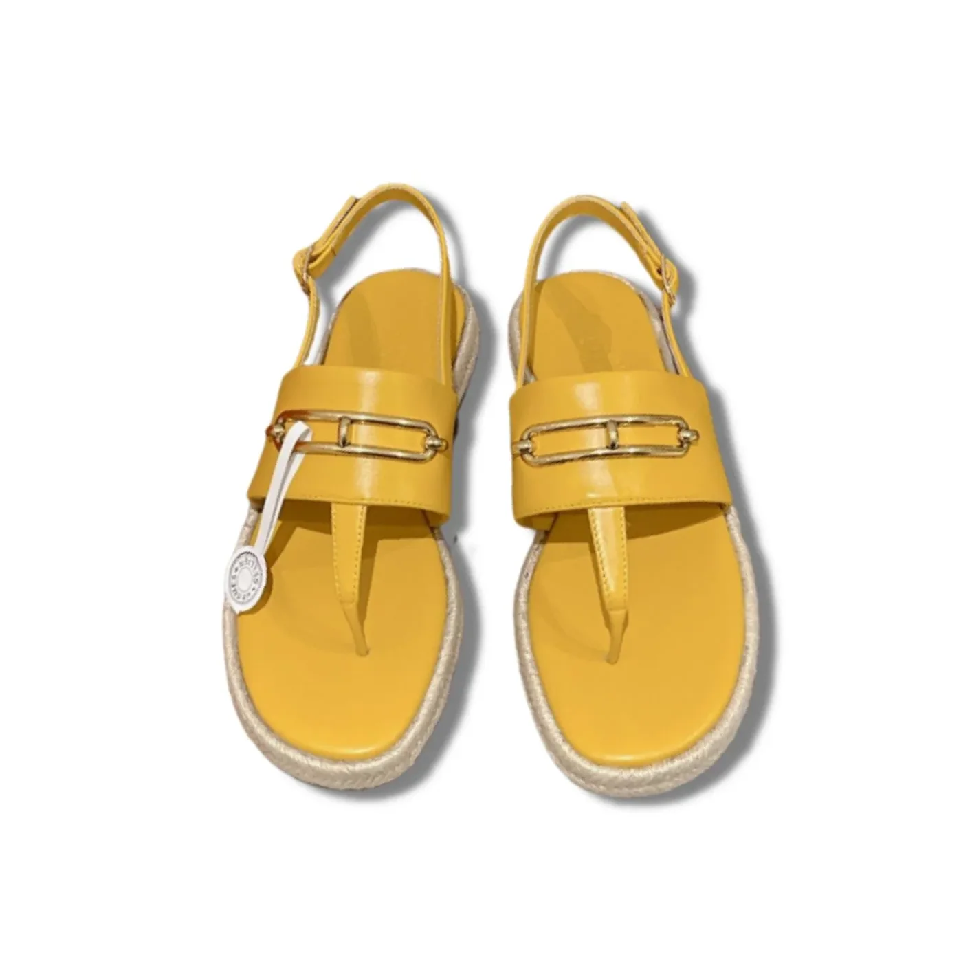 Hermes Eloise Espadrille Yellow Hermes Eloise Espadrille Yellow