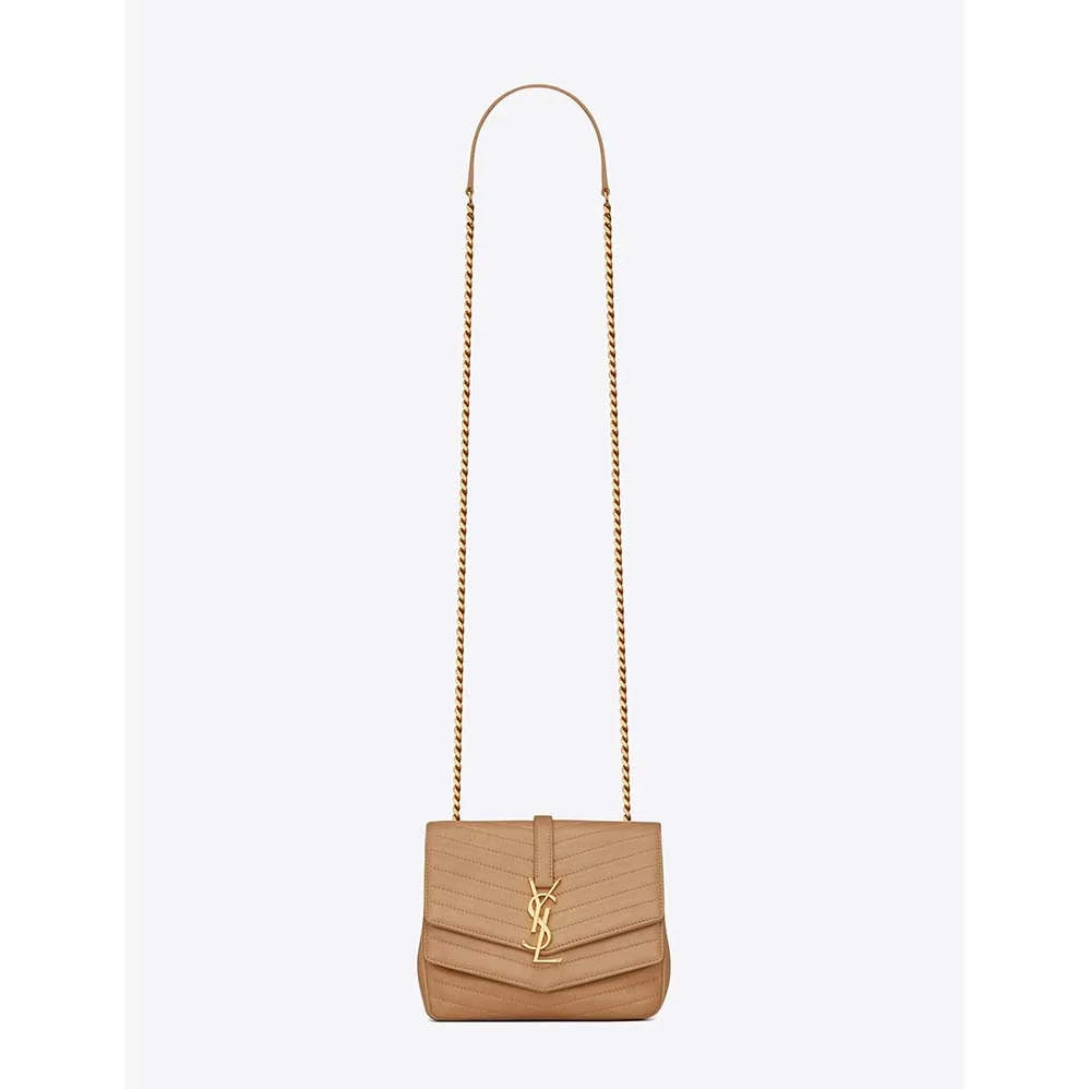 Saint Laurent YSL Sulpice Small in Matelasse Leather for Women in Sandy Saint Laurent YSL Sulpice Small in Matelasse Leather for Women in Sandy