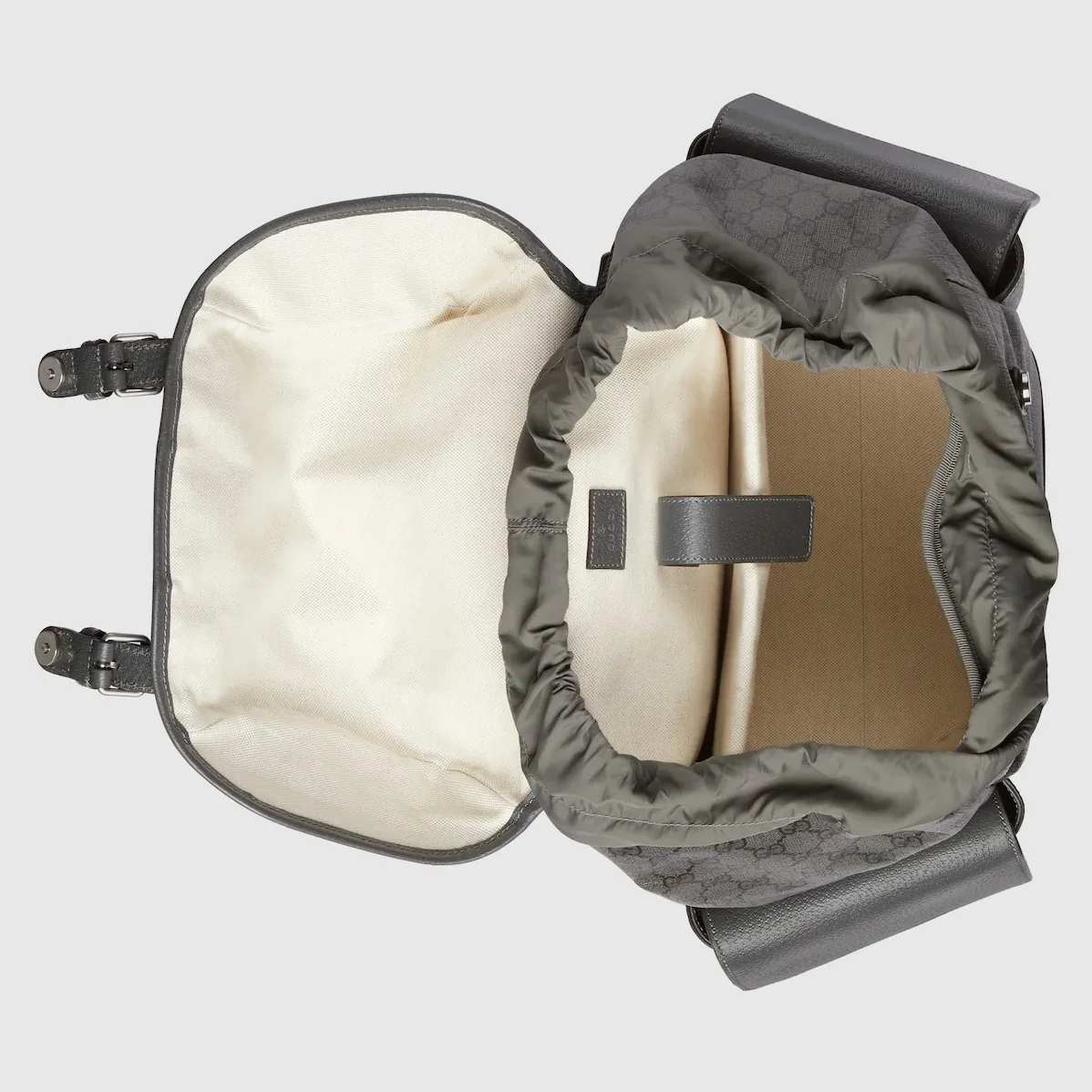 Gucci Ophidia Medium Backpack in Grey Palladium Hardware
