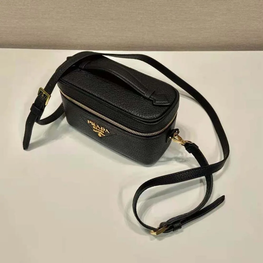 Prada Leather Mini-Bag for Women in Black