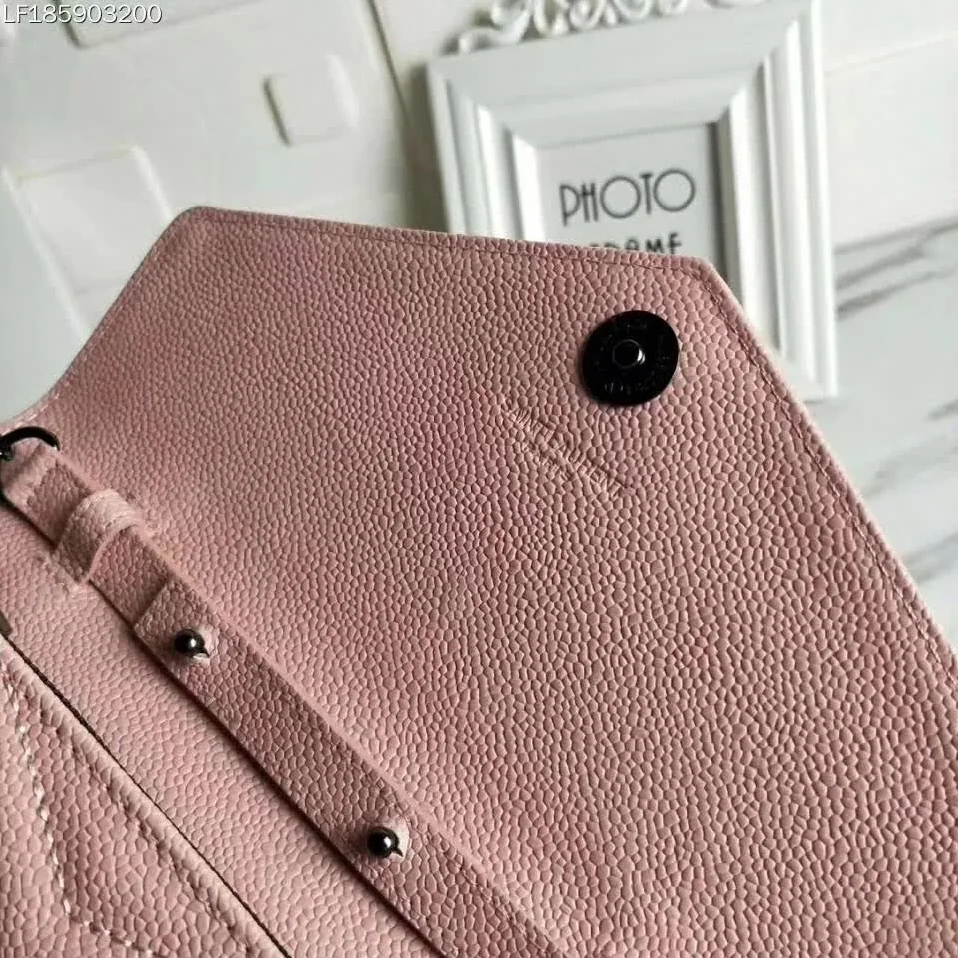 Saint Laurent YSL Medium Monogram Envelope Chain Wallet Silver Hardware in Pink Saint Laurent YSL Medium Monogram Envelope Chain Wallet Silver Hardware in Pink