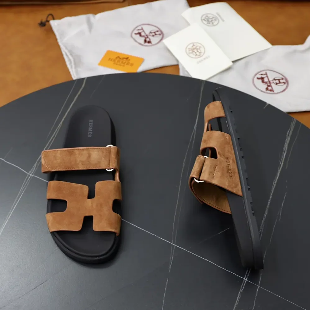 Hermes Chypre Sandal for Unisex in Brown Hermes Chypre Sandal for Unisex in Brown