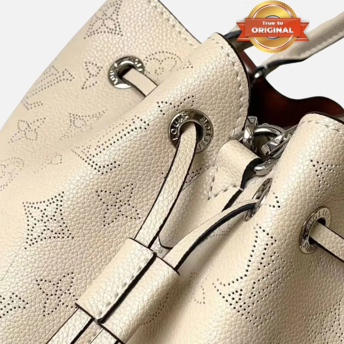 Louis Vuitton Bella Tote Mahina Creme Beige /