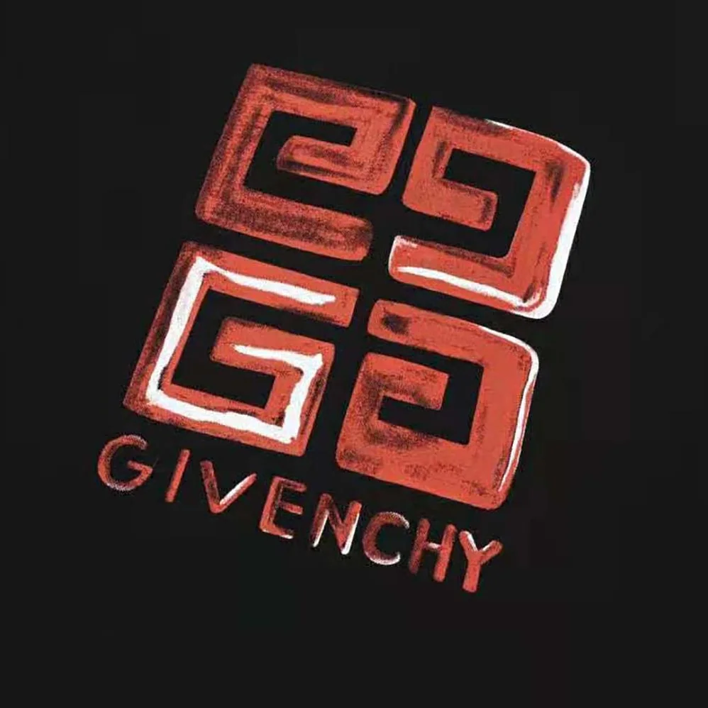 Givenchy 4G Givenchy Slim Fit T-shirt for Men in Black/red