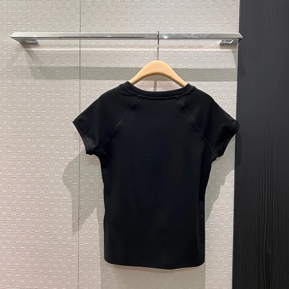 Loewe Small Fit T-Shirt in Cotton Blend for Women in Black Loewe Small Fit T-Shirt in Cotton Blend for Women in Black