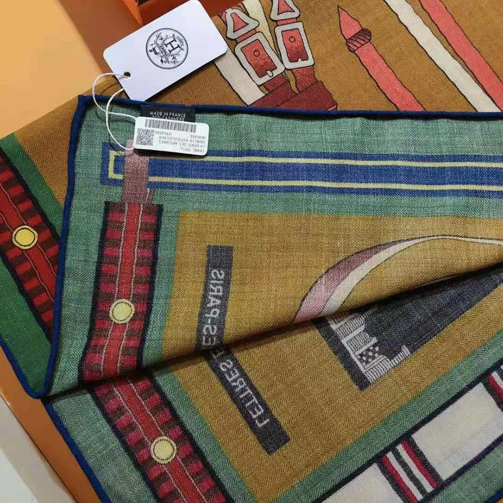 Hermes Lettres Equestre Scarf 90 for Women in Brown Hermes Lettres Equestre Scarf 90 for Women in Brown
