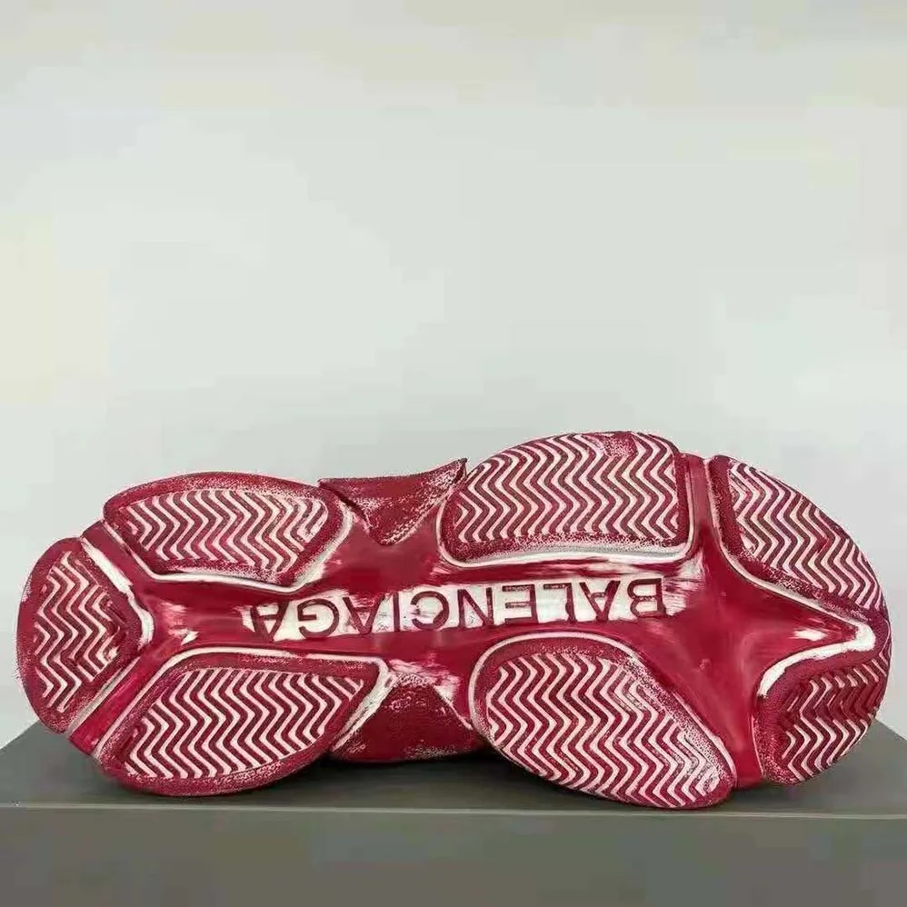 Balenciaga Triple S Faded Sneaker in Red for Women