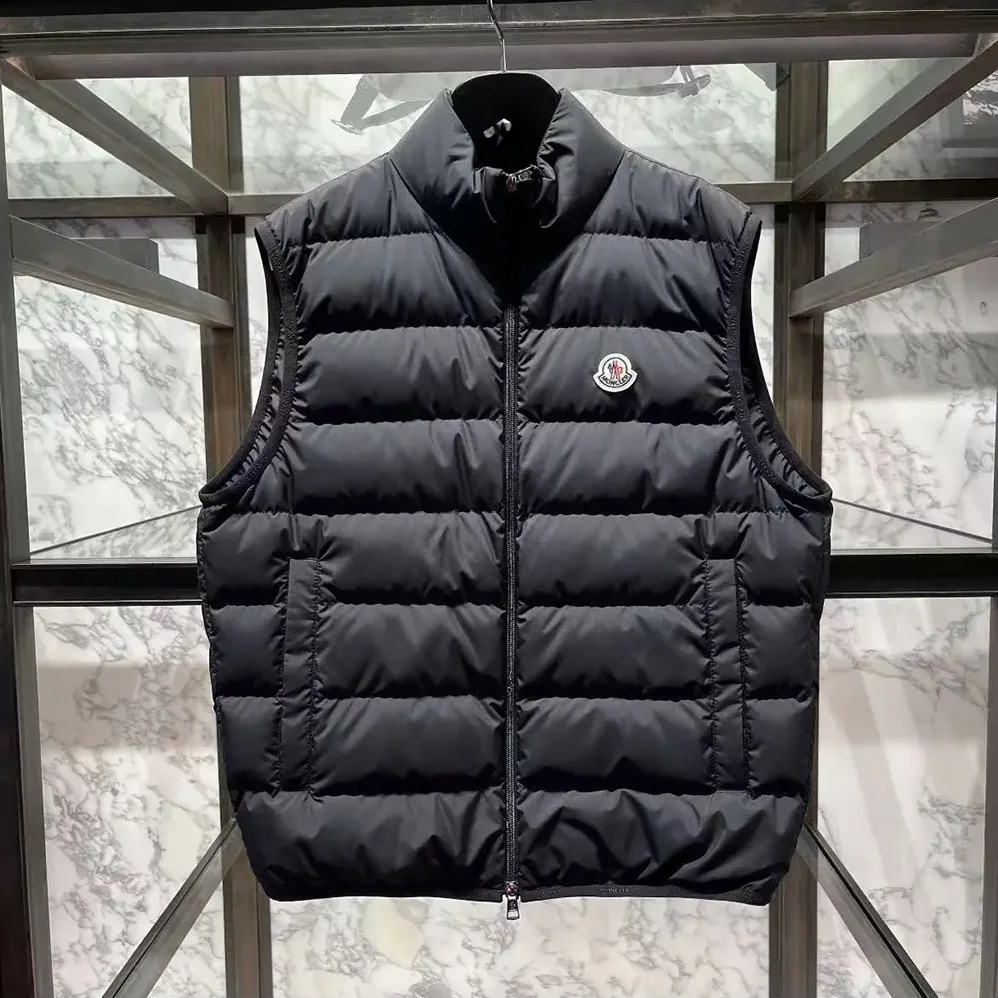 Moncler Rocoque Down Gilet for Men in Black Moncler Rocoque Down Gilet for Men in Black
