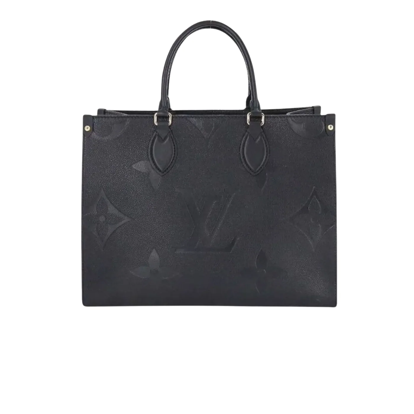 Louis Vuitton Onthego MM Tote Bag / Monogram Empreinte Black Gold Hardware