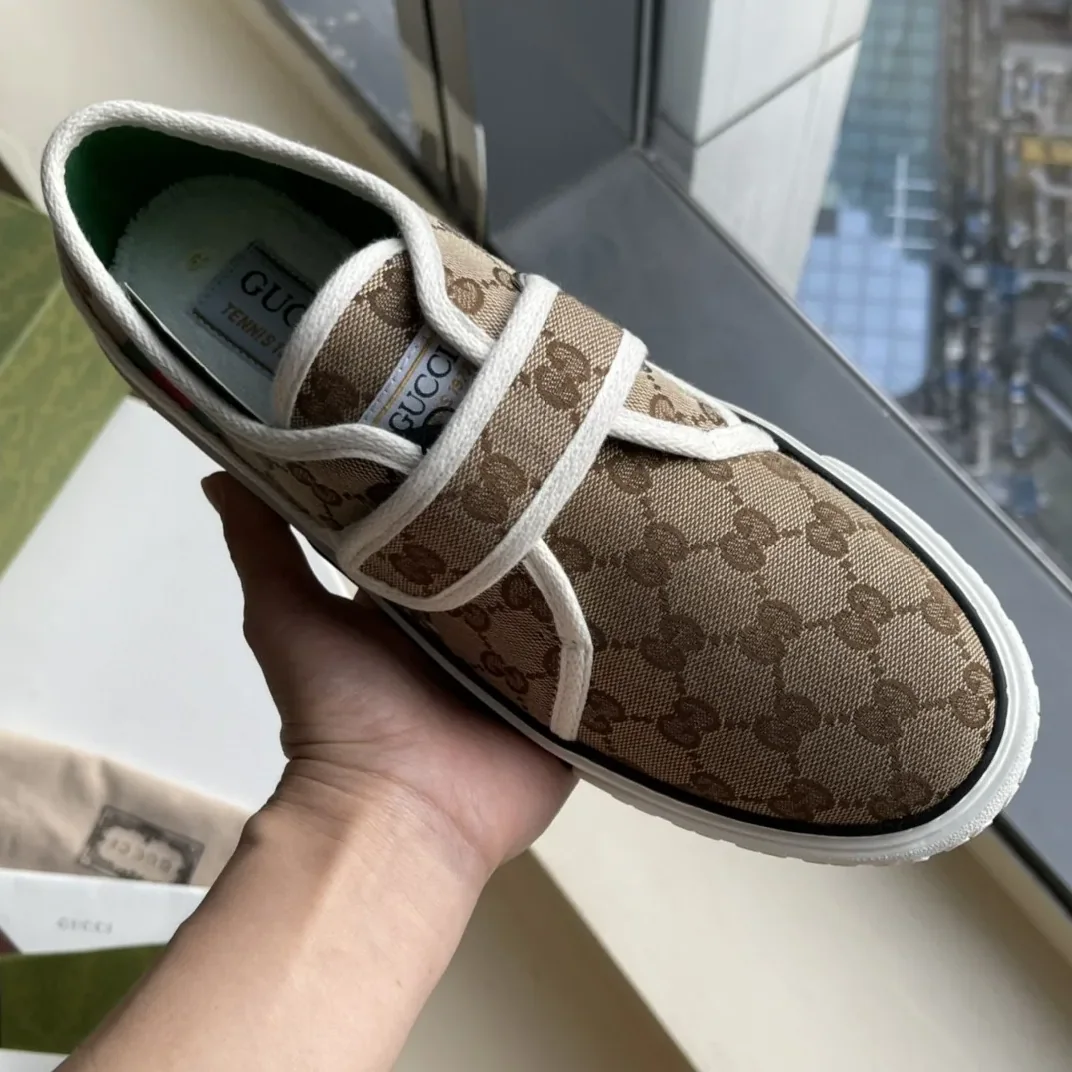 Gucci Tennis 1977 Sneaker Brown Red for Women