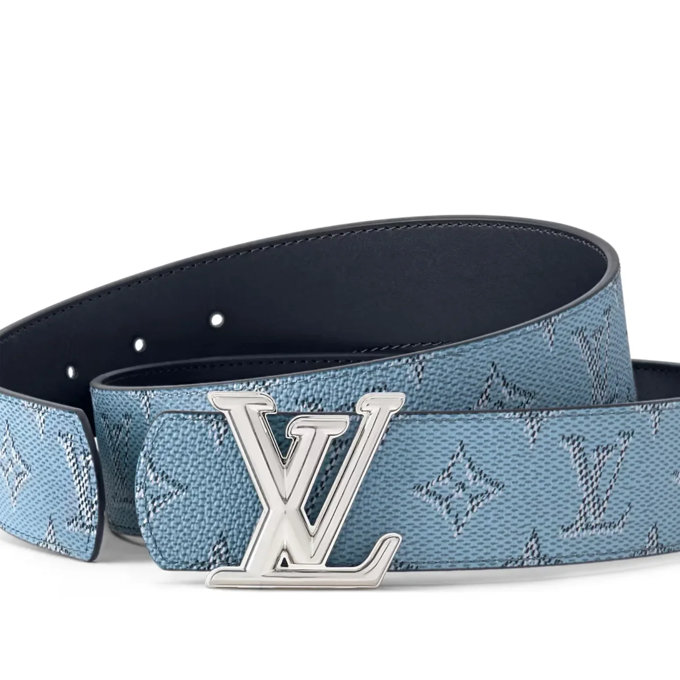 Louis Vuitton LV Dimension Reversible Belt Blue