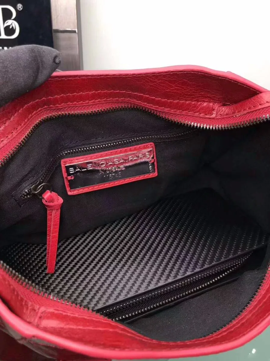 Balenciaga Classic City Top Handle and Should Bag in Red