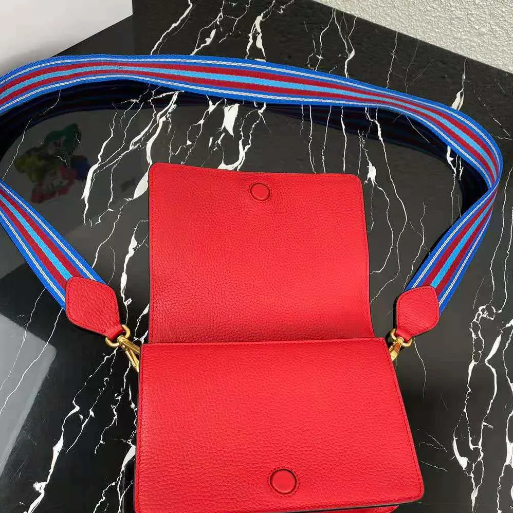 Prada Calf Leather Shoulder Bag for Women in Red