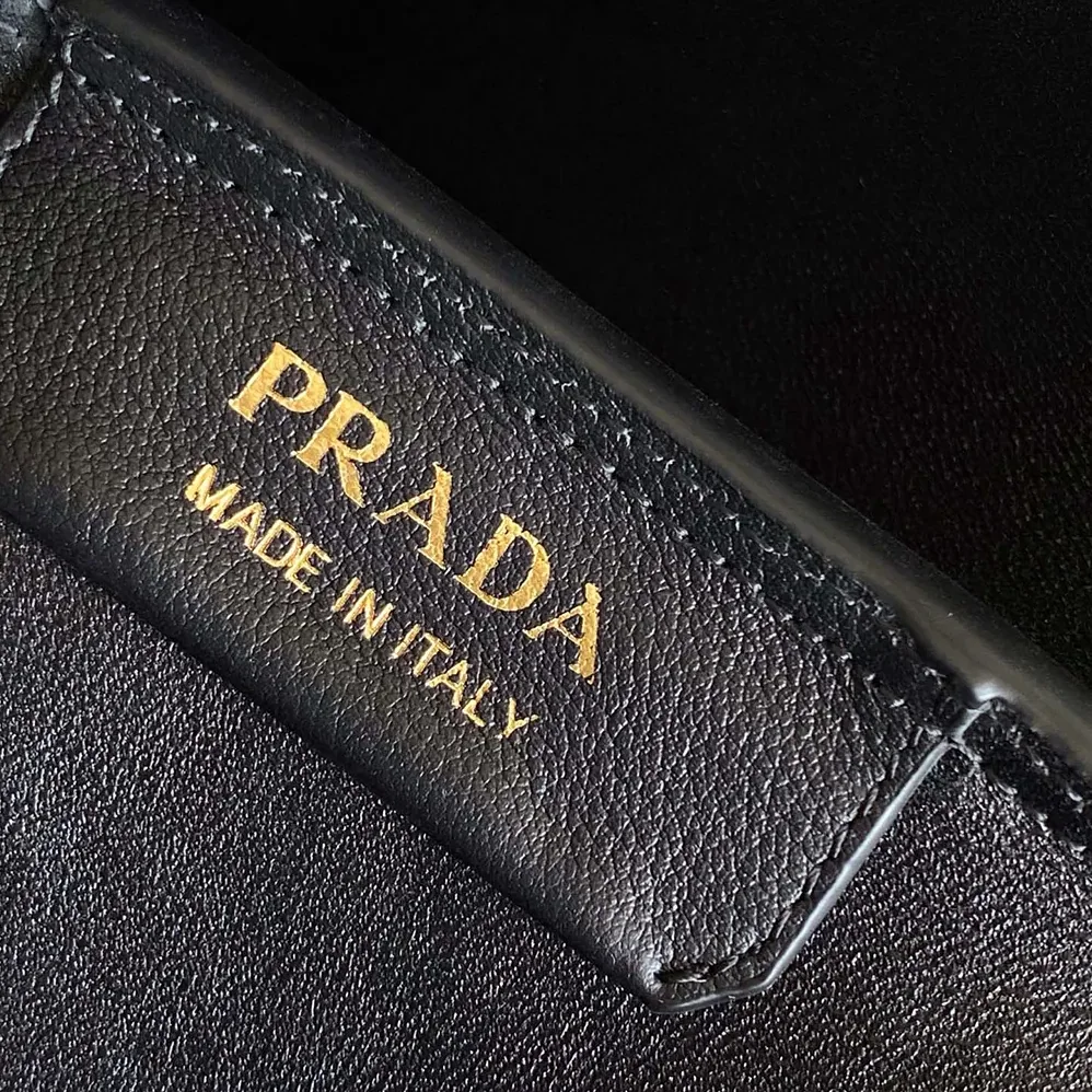 Prada Darling Medium Leather Shoulder Bag for Women in Black Prada Darling Medium Leather Shoulder Bag for Women in Black