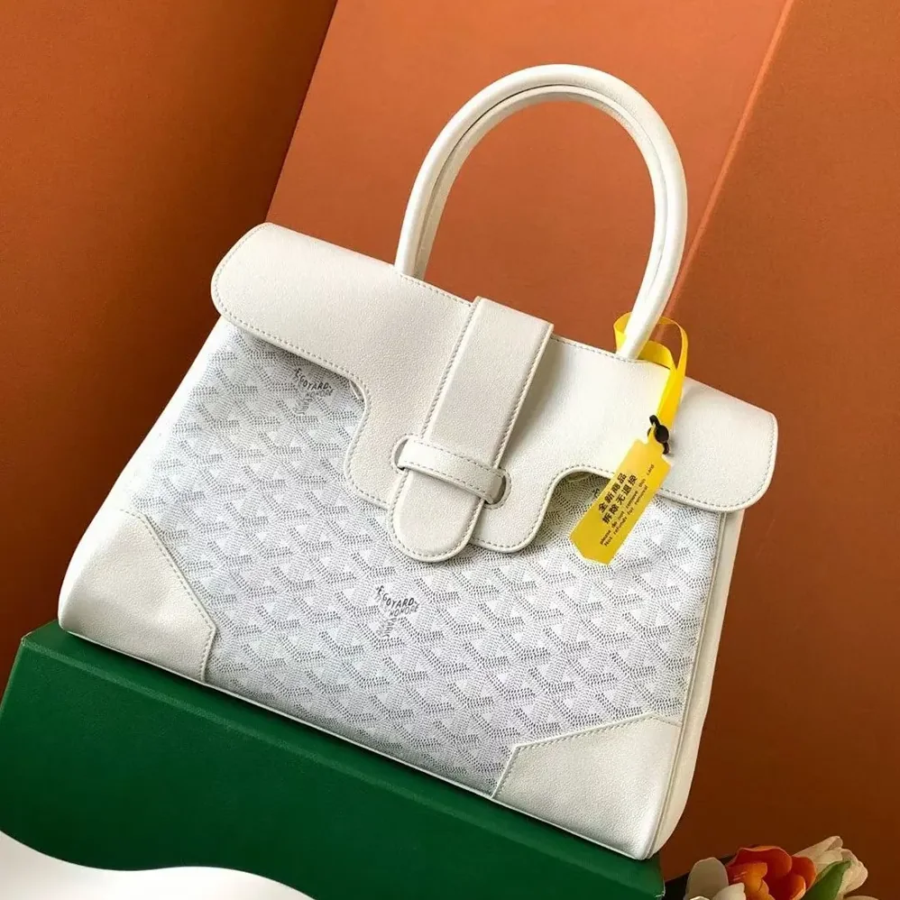 Goyard Saïgon Tote Bag for Women in White