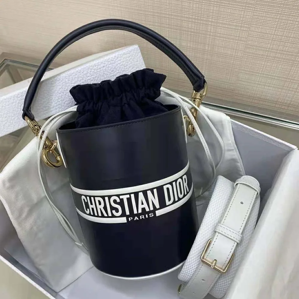 Dior Small Dior Vibe Bucket Bag Blue Smooth Calfskin for Women Dior Small Dior Vibe Bucket Bag Blue Smooth Calfskin for Women