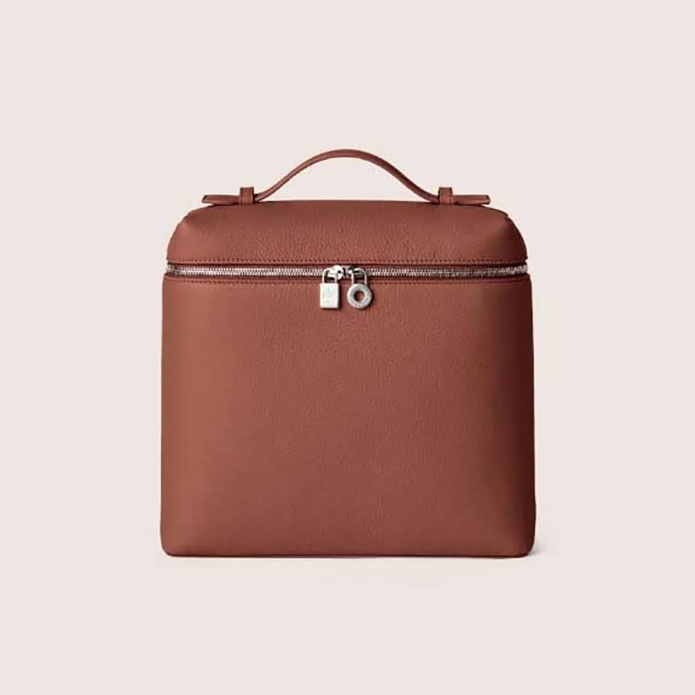Loro Piana Extra Pocket Backpack L23.5 for Women in Brown