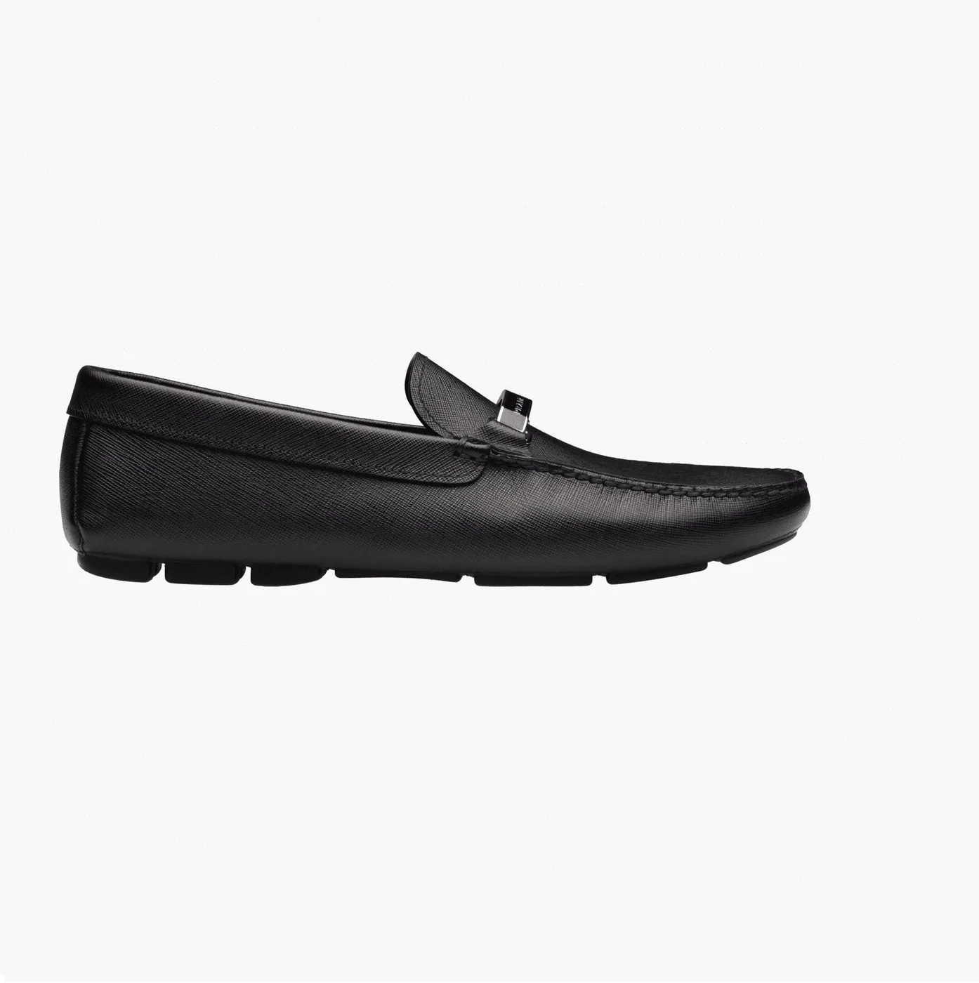 Saffiano Leather Loafers