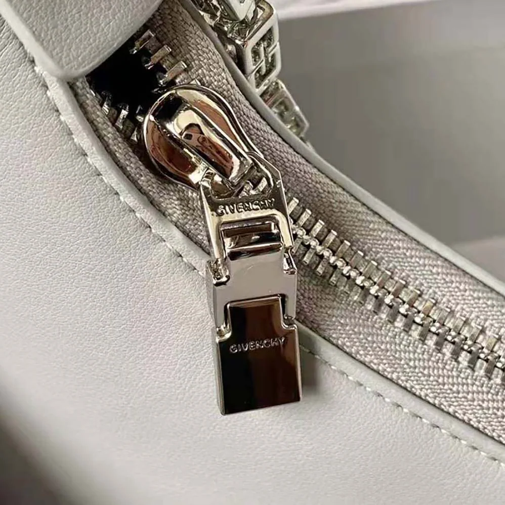 Givenchy Small Moon Cut Out Bag in Leather for Women in Silver