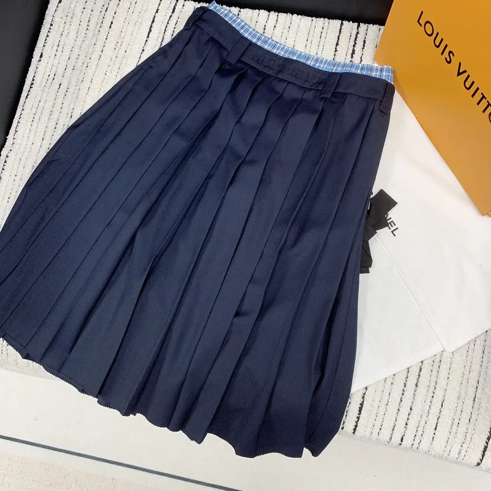 Miu Miu Pleated Batavia Midi for Women in skirt