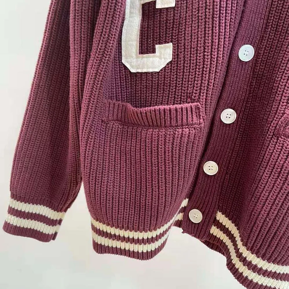 Celine College Cardigan in Cotton for Men