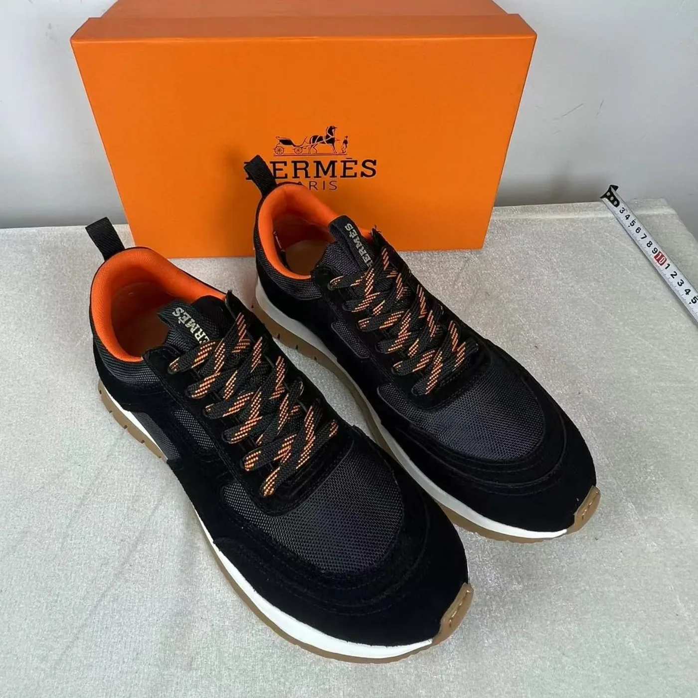 Hermes Jimmy Sneakers Black Hermes Jimmy Sneakers Black